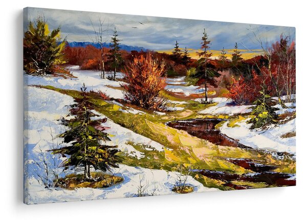 Obraz - Príchod jari (90x60 cm)