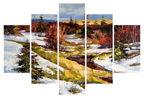 Obraz - Príchod jari (150x105 cm)