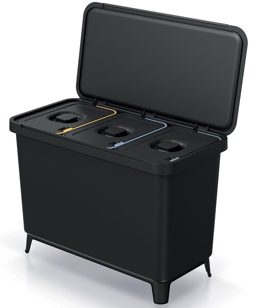 Odpadkový kôš na triedený odpad NKS45W3 30 l - čierna