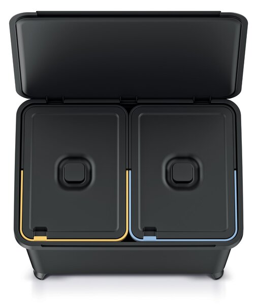 Odpadkový kôš na triedený odpad NKS60W2 46 l - čierna