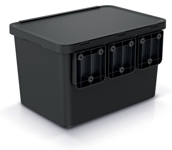 Odpadkový kôš na triedený odpad NKS60W2 46 l - popolavá