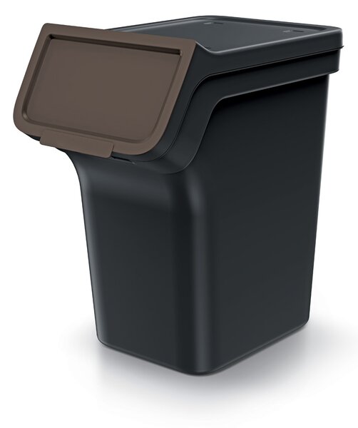 Odpadkový kôš na triedený odpad (4 ks) NPW20S4 20 l - čierna