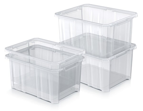 Plastový úložný box NCC12 6 l - priehľadná