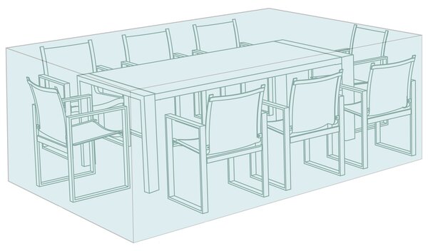 Ochranný obal na záhradný set E-NBD130 - svetlosivá