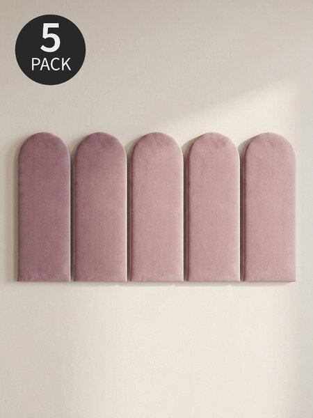 Sinsay - Čalúnené nástenné panely 5 pack - pastelová ružová
