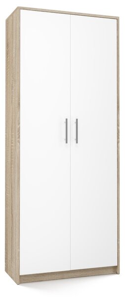 TP Living Kancelárska knižnica OLIV 2D dub sonoma / biela