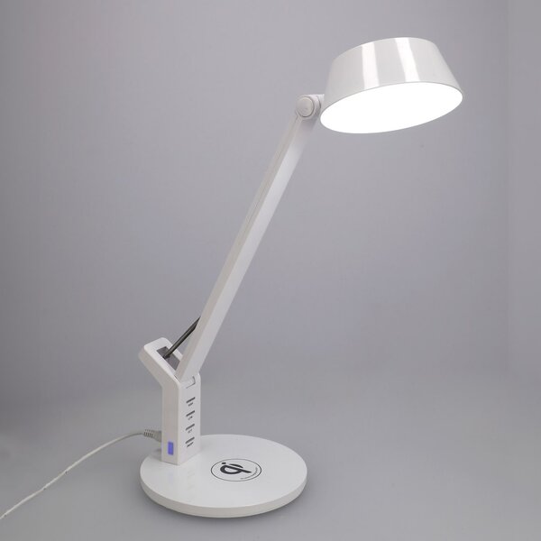 JU Biela stolná LED lampa 8 W