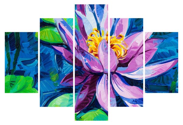 Obraz lekna na vode (150x105 cm)