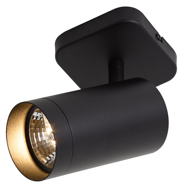 Moderné stropné svietidlo čierne GU10 70mm - Jeana Luxe