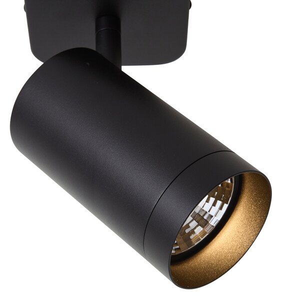 Moderné stropné svietidlo čierne GU10 70mm - Jeana Luxe