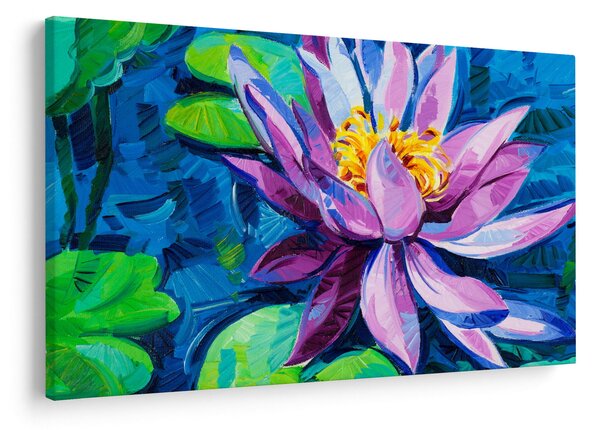 Obraz lekna na vode (90x60 cm)