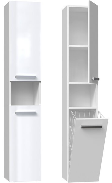 TP Living Koupelnová skříňka NEL III bílá lesk
