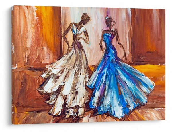 Obraz - Tanečnica, olejomaľba (70x50 cm)