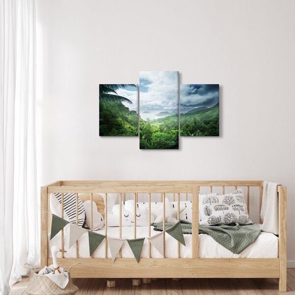 Obraz - Seychelská jungle (90x60 cm)
