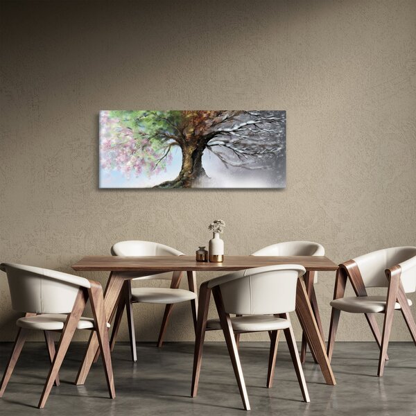 Obraz - Strom štyroch ročných období (120x50 cm)