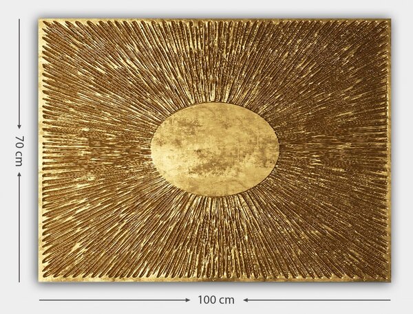 Hanah Home Obraz SOLAR ERUPTIONS 70x100 cm