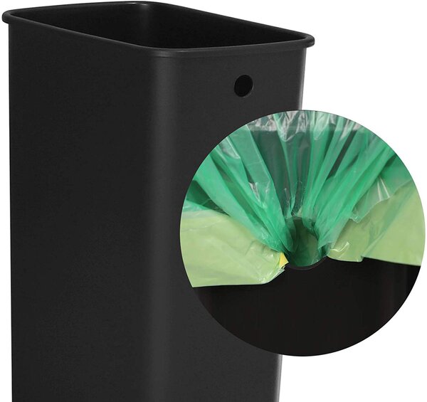 SONGMICS Odpadkový kôš 2x20 L KAILO biely