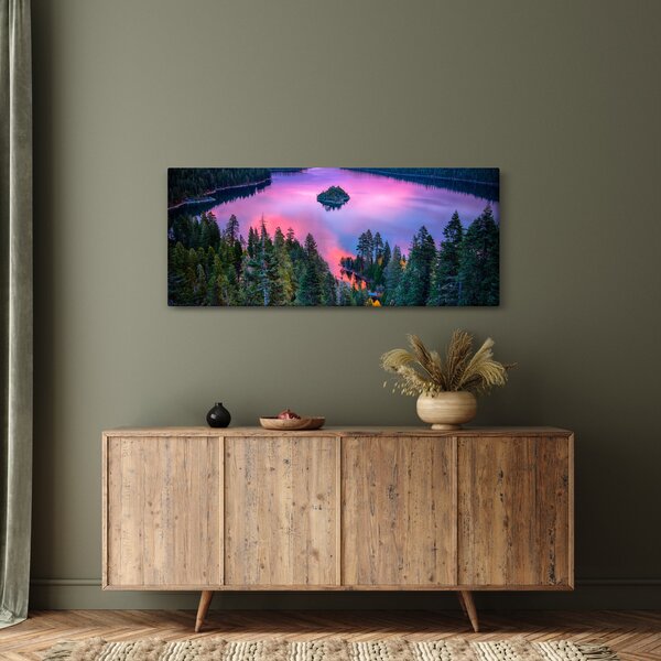 Obraz - Jazero Tahoe, Sierra Nevada, Kalifornia, USA (120x50 cm)