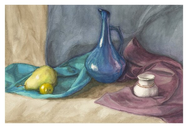 Obraz - Maľované zátišie (90x60 cm)