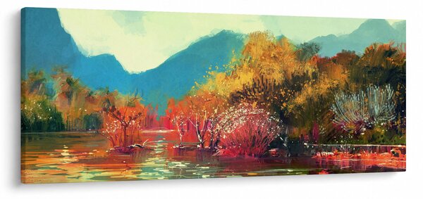 Obraz - Farby jesene (120x50 cm)