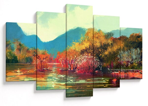 Obraz - Farby jesene (150x105 cm)