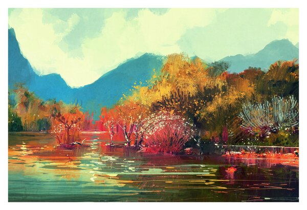 Obraz - Farby jesene (90x60 cm)