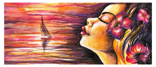 Obraz - Spomienky na leto (120x50 cm)