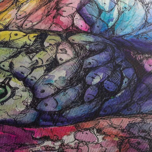 Obraz - Farebná rybička (90x60 cm)