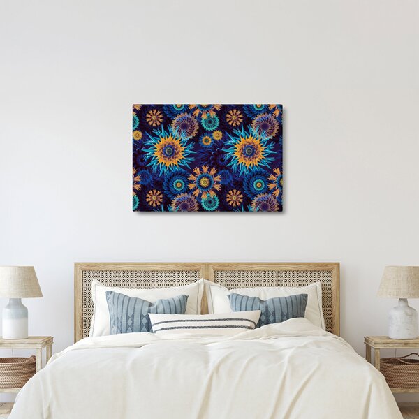 Obraz - 3D kvety (70x50 cm)