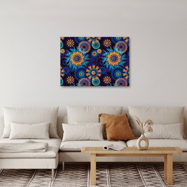 Obraz - 3D kvety (70x50 cm)