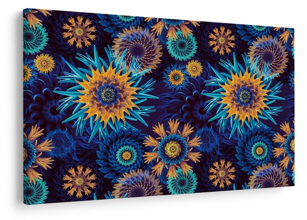 Obraz - 3D kvety (90x60 cm)