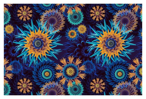 Obraz - 3D kvety (90x60 cm)