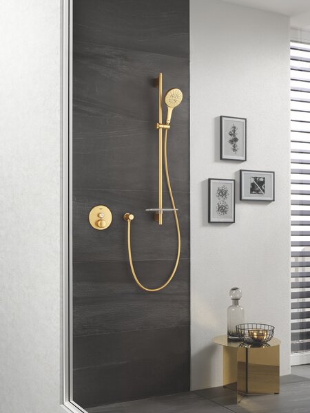 GROHE Rainshower SmartActive 130 - Ručná sprcha s 3 prúdmi, kartáčovaný Cool Sunrise 26574GN0