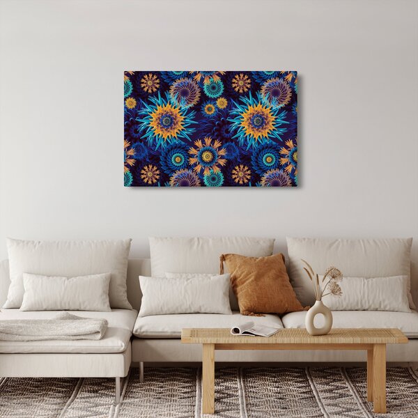 Obraz - 3D kvety (90x60 cm)