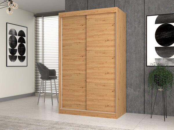 TP Living Šatníková skriňa IGA II 120 cm dub artisan