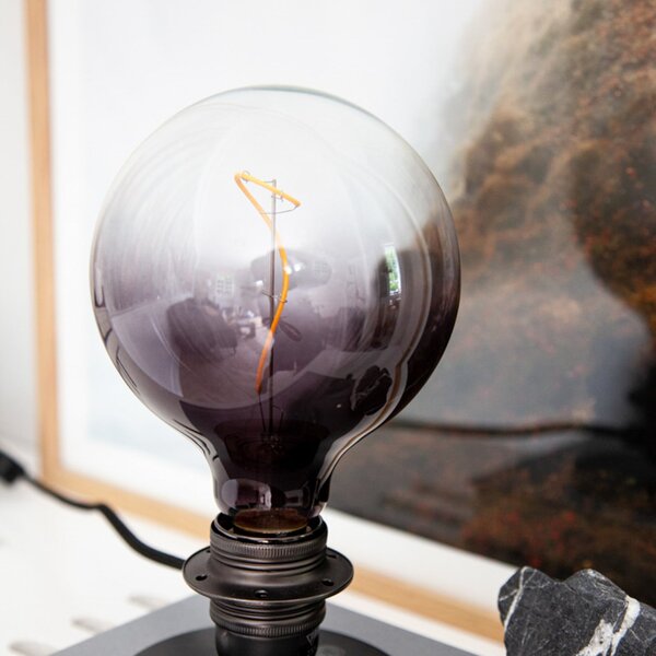 Stolové Lampa Halo Design, COMBI, Sivá, Obývacia izba, Kov, Starožitný