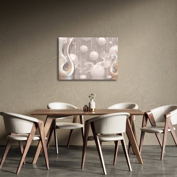 Obraz - Zakliate labute (70x50 cm)