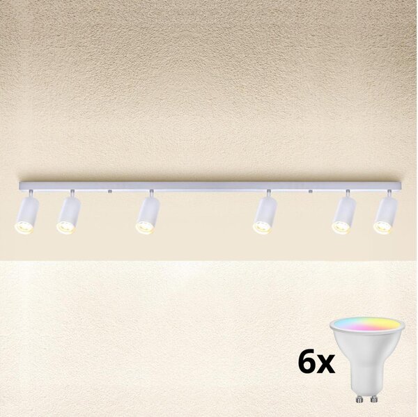 Brilagi - LED stmievateľné bodové svietidlo SELE 6xGU10/6,5W/230V biela