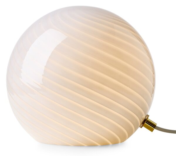 Stolové Lampa Halo Design, CANDY, Biela, Obývacia izba, Sklo, Dizajnový