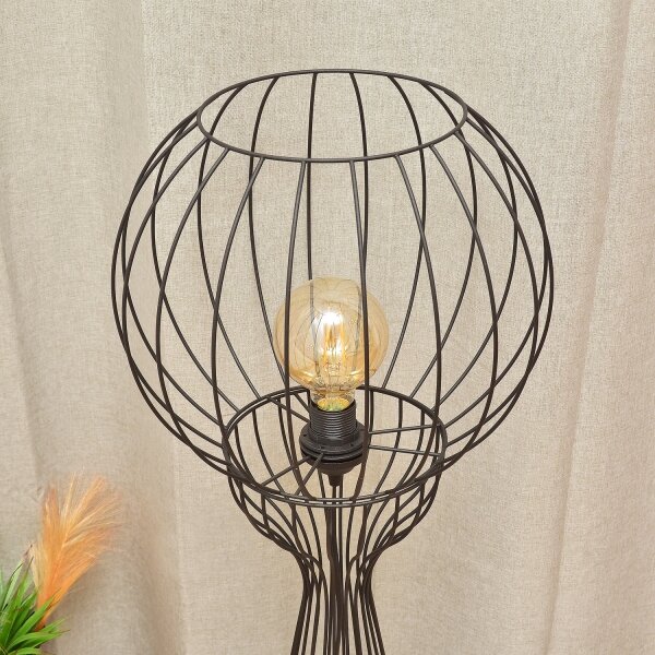 Stojaca lampa MERCURE 1xE27/15W/230V čierna