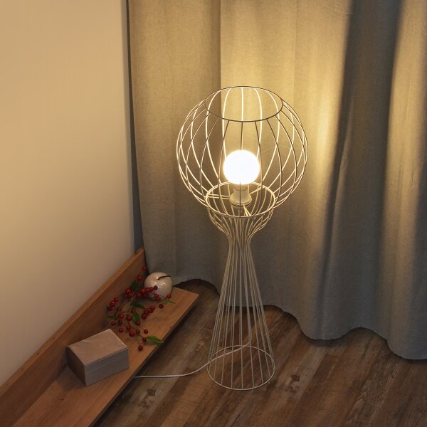 Stojacia lampa MERCURE 1xE27/15W/230V krémová