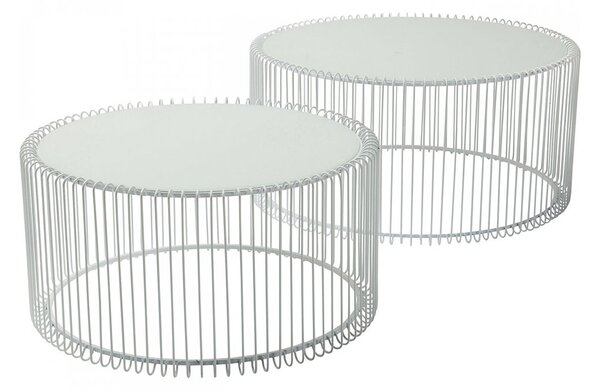 Konferenčný stolík Wire (2 / Set) 33,5 × 69,5 × 69,5 cm KARE DESIGN