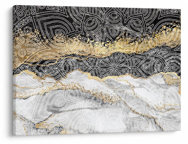 Obraz - Mandala v mramore (70x50 cm)