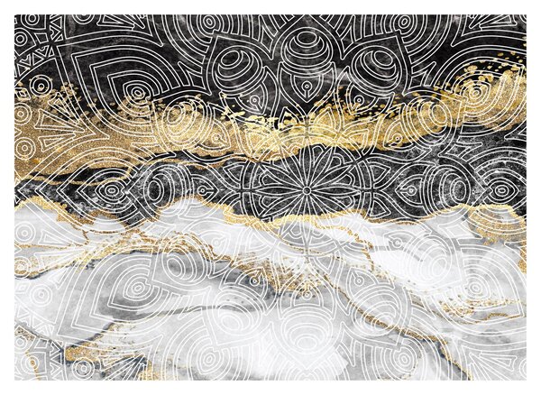 Obraz - Mandala v mramore (70x50 cm)
