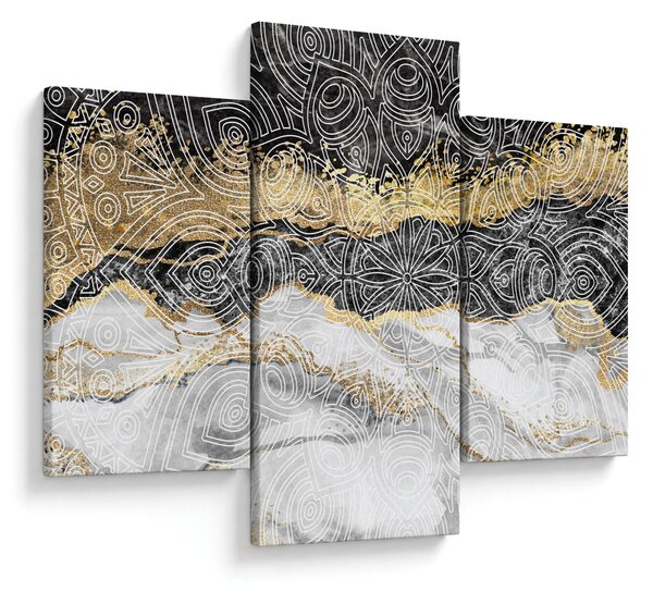Obraz - Mandala v mramore (90x60 cm)
