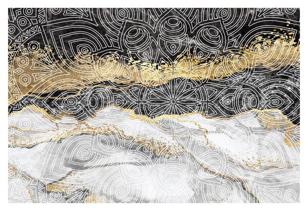 Obraz - Mandala v mramore (90x60 cm)