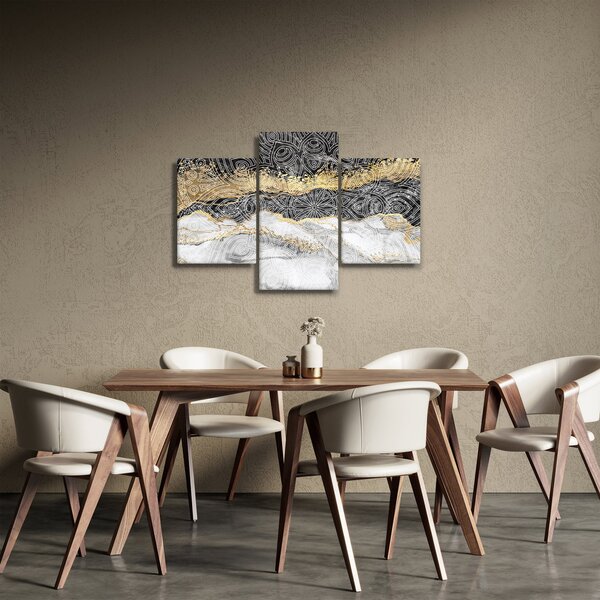 Obraz - Mandala v mramore (90x60 cm)