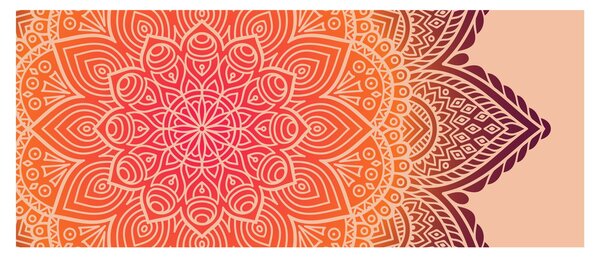 Obraz - Mandala umenia (120x50 cm)