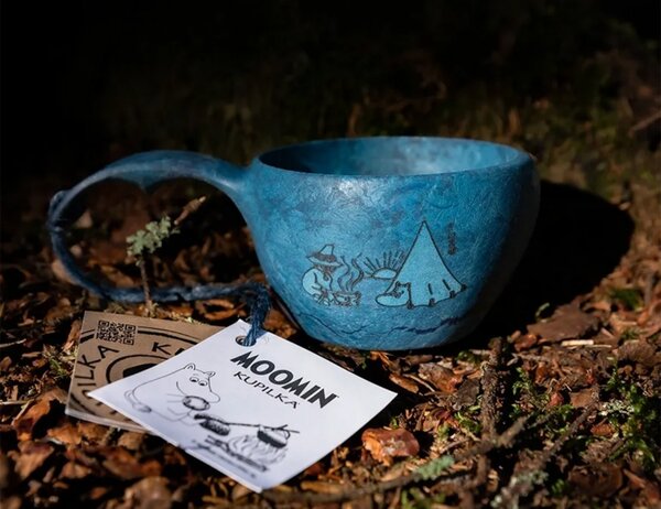 Kupilka Hrnček kuksa Kupilka Moomin Camping 0,21l, modrý