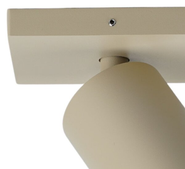 Stropné Lampa ANTIDARK, SpotOn1, stmievateľné, Béžová, Obývacia izba, Kov, Moderný